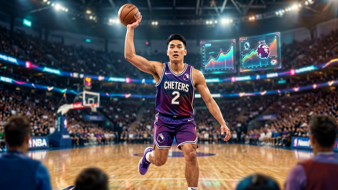 NBA与英超顶级赛事现场氛围及数据分析视觉